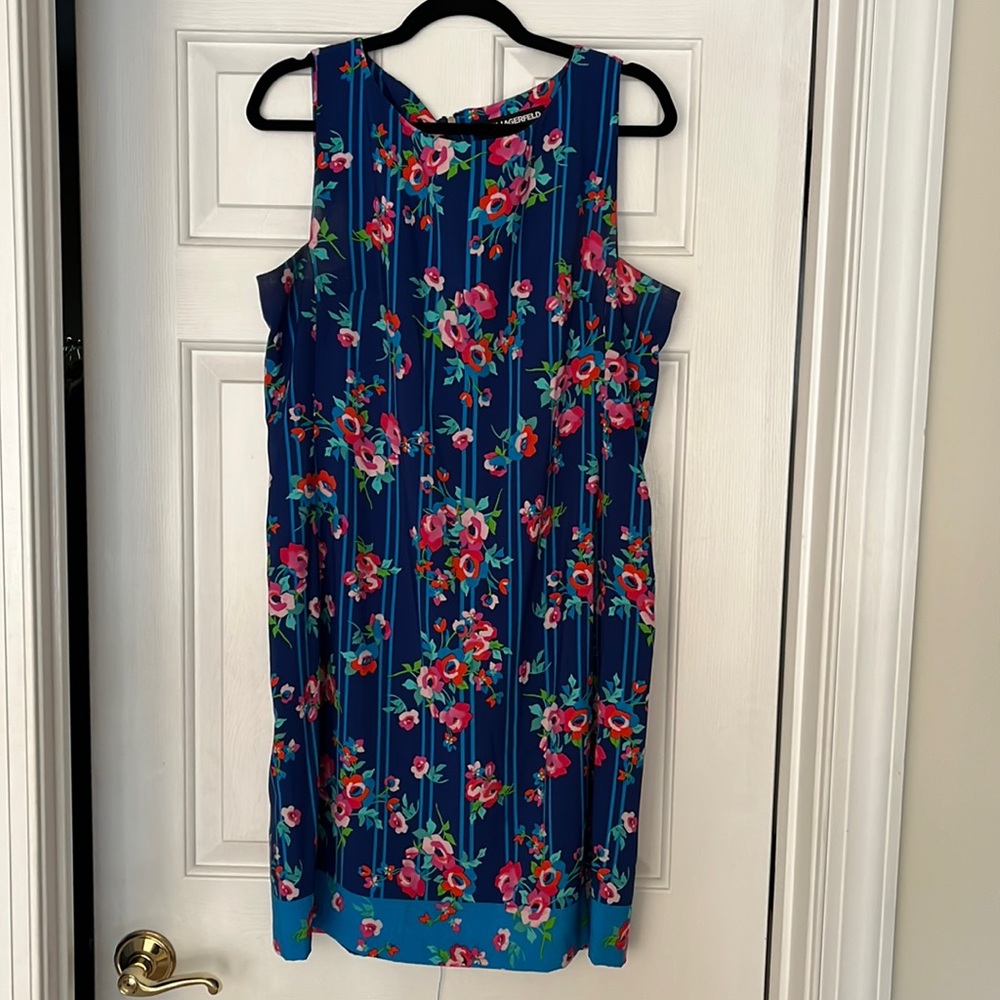 Karl Lagerfeld floral pattern dress